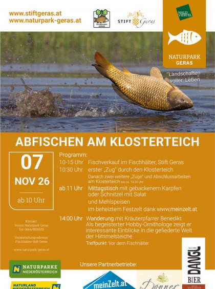 Abfischen am Klosterteich 