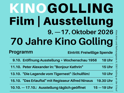 Programm Filme und Öffnungszeiten