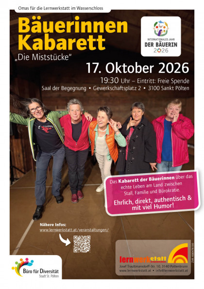 Kabarett der Bäuerinnen -  ehrlich, direkt, authentisch & mit viel Humor!
