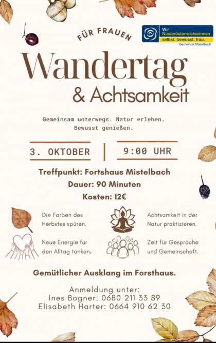 Wandertag & Achtsamkeit