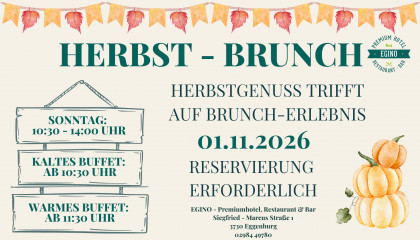 Herbstbrunch im Egino 01.11.2026 