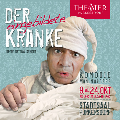 Plakatsujet Der eingebildete Kranke Theater Purkersdorf