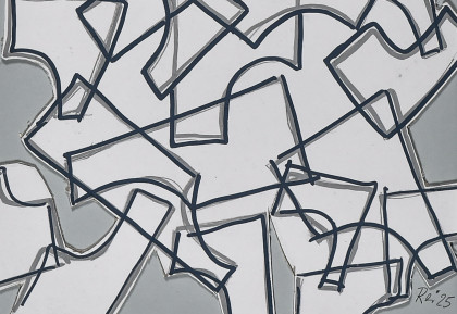 Reinmar Bartl, „Untitled“ (Ausschnitt), 2025, Mixed Media