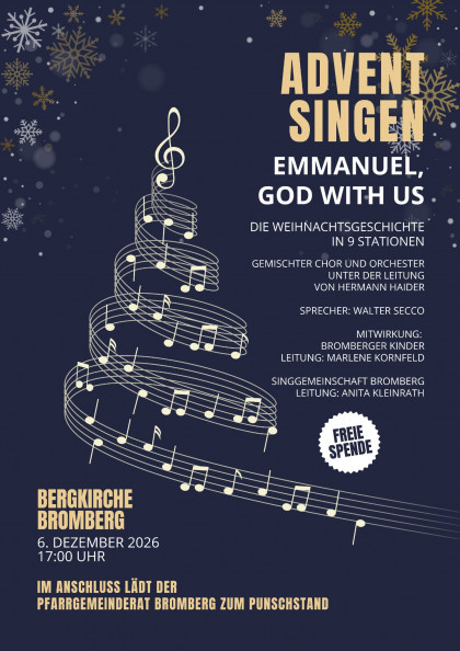Adventsingen - "Emmanuel, God With Us" - Bergkirche Bromberg