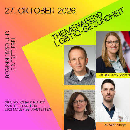 Einladung zur LGBTIQ-Gesundheitspodiumsdiskussion