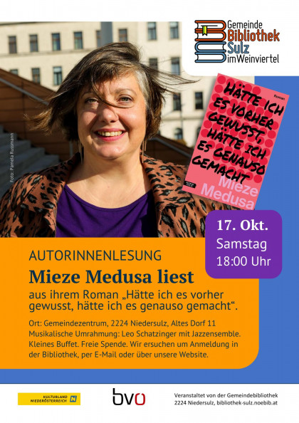 Autorenlesung Mieze Medusa