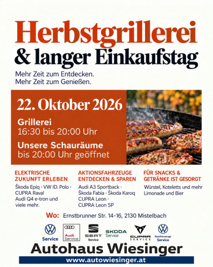 Herbstgrillerei Autohaus Wiesinger