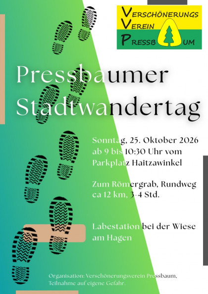 Plakat Stadtwandertg 2026