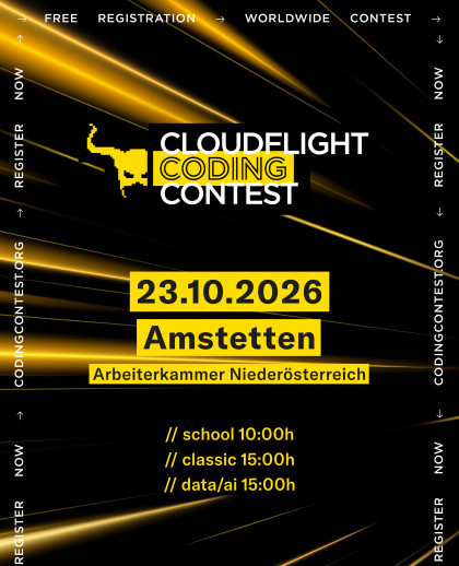 Cloudflight Coding Contest Poster