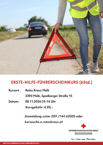 Erste Hilfe Plakat