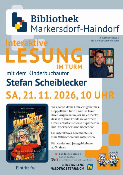 Interaktive Lesung mit Stefan Scheiblecker