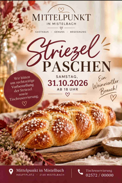 Striezelpaschen mitten in Mistelbach
