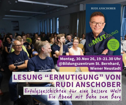 Rudi Anschober im Bildungszentrum St.Bernhard Wr.Neustadt