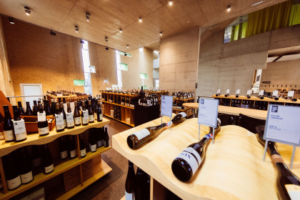 Vinothek in der Steininger Loisium Weinwelt