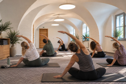 Pilates und Sauna