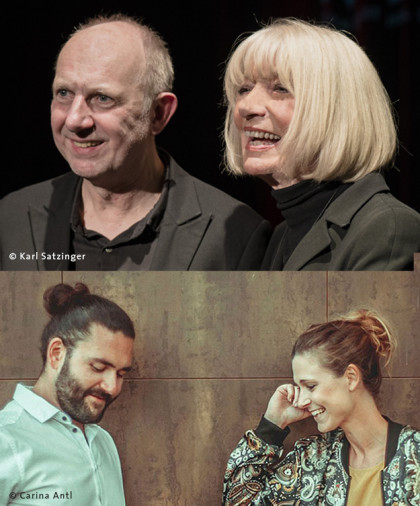 Erika Pluhar und Roland Guggenbichler; Thaïs Bernarda Bauer und Xidi Christof