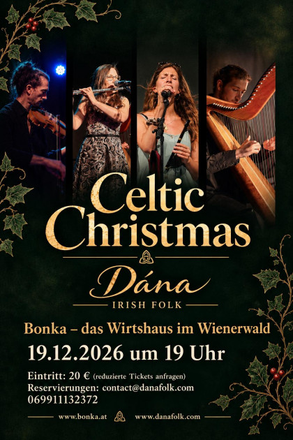Celtic Christmas Dána Poster 19.12.2026
