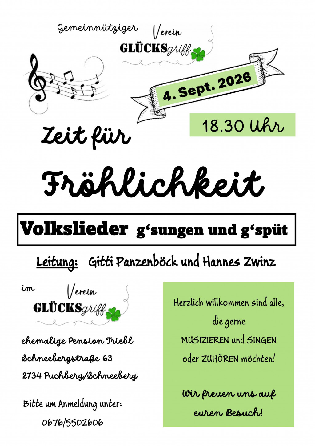Zeit für Fröhlichkeit
