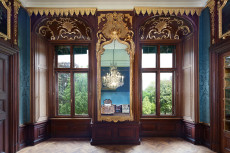 Das blaue Schlafzimmer von Schloss Eckartsau