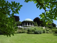 Badener Kurpark mit Beethoventempel
