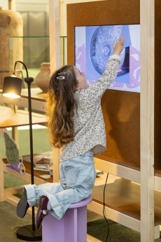 Digitale Stationen, eigens für Kinder, vermitteln das Leben der Iberer