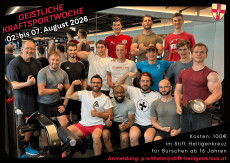 Kraftsportwoche Plakat 2026