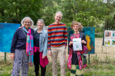 Das Komitee vom See  beim Art Walk Wienerwaldsee 2025