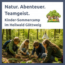 Flyer Seite 1_Kindersommercamp im Heilwald Göttweig