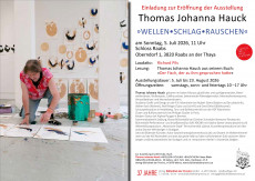 Einladung zur Eröffnung der Ausstellung Thomas Johanna Hauck „WELLEN•SCHLAG•RAUSCHEN“