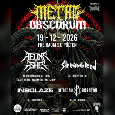 Aeons Of Ashes kommen zu ihrer Albumrelease-Show wieder in den Freiraum