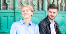 Johanna Rosa Falkinger und Alexander Gergerlyfi beim Auftakt des Wienerwald Festivals