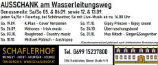 Ausschank im Weingarten