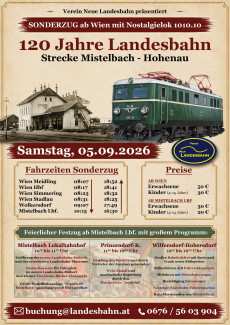 120 Jahre Landesbahn Mistelbach