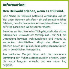 Flyer Seite 2 Nacht unter Bäumen