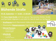 Blühende Straße