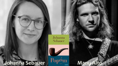 Die Autorin Johanna Sebauer und der Musiker Manu Alto.