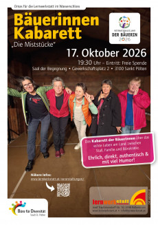 Kabarett der Bäuerinnen -  ehrlich, direkt, authentisch & mit viel Humor!