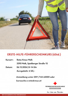 Erste Hilfe Plakat